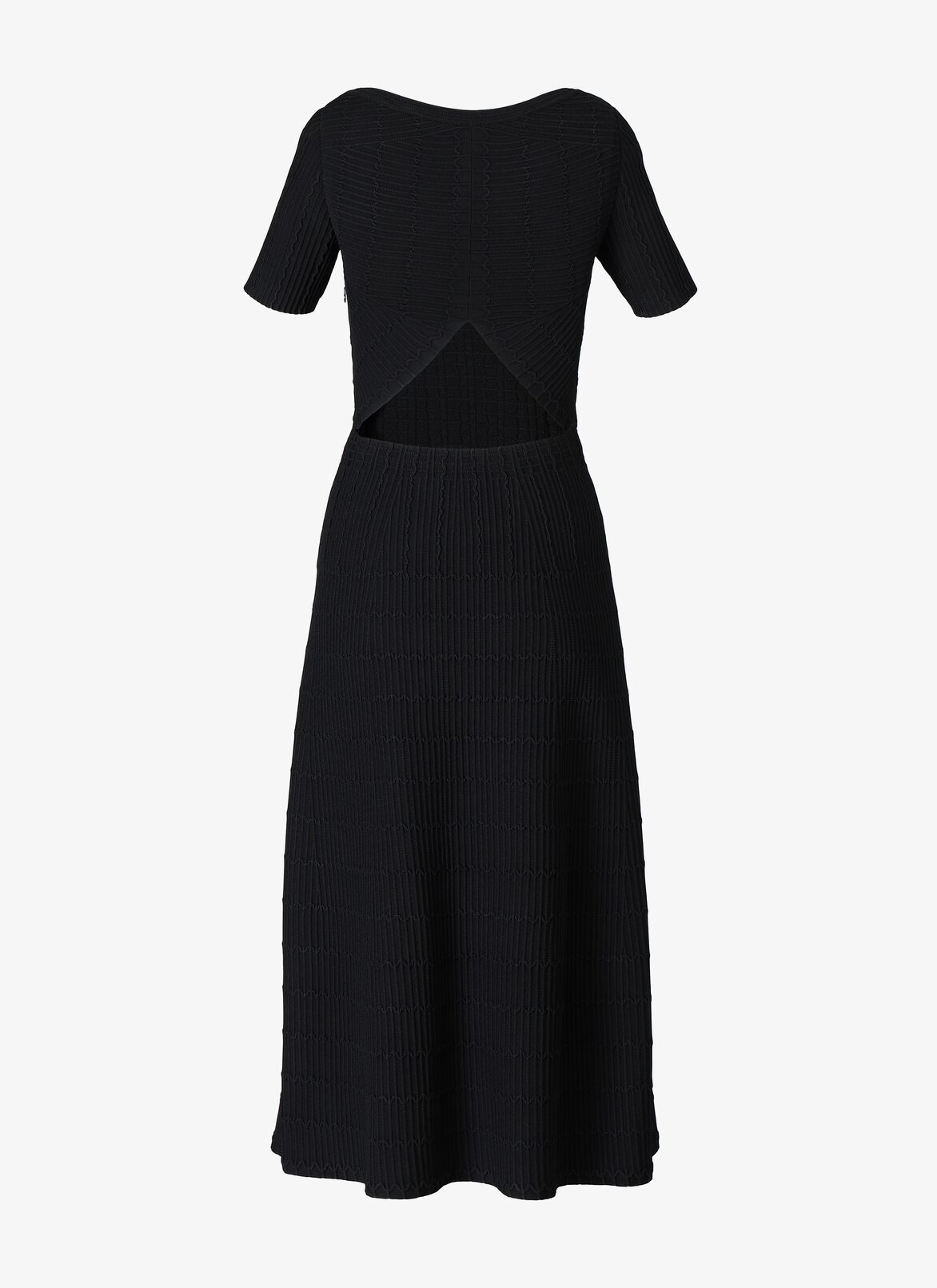 Long Knitted Dress ALAÏA BLACK LONG KNITTED DRESS
